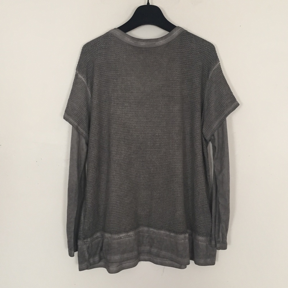 Vintage Havana Waffle Knit Tee - Picture 4 of 6